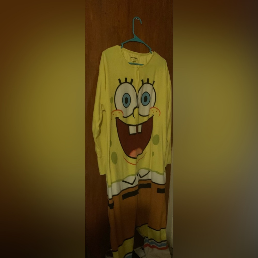 Spongebob Squarepants Kigurumi One Piece Bodysuit Halloween unisex